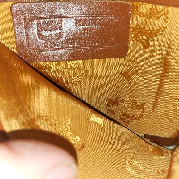 (SOLD)Rare Authentic vintage MCM cogniac Men's wallet - Picture 6 of 6